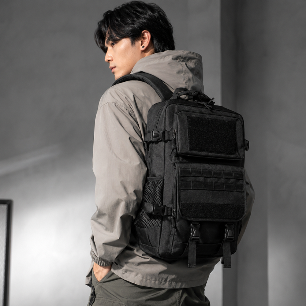 MOJOYCE Tas Ransel Kanvas Traveling Hiking Backpack Oxford Waterproof - MJ700 Gambar produk MOJOYCE Tas Ransel Kanvas Traveling Hiking Backpack Oxford Waterproof - MJ700 - 7