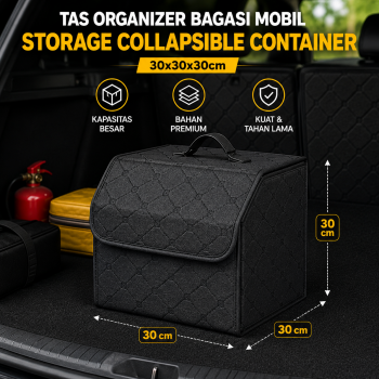Cipop Tas Organizer Bagasi Mobil Storage Collapsible Container - CP9