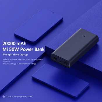 Xiaomi Power Bank 20000mAh Fast Charging Multi Port USB Type C 50W - PB200SZM