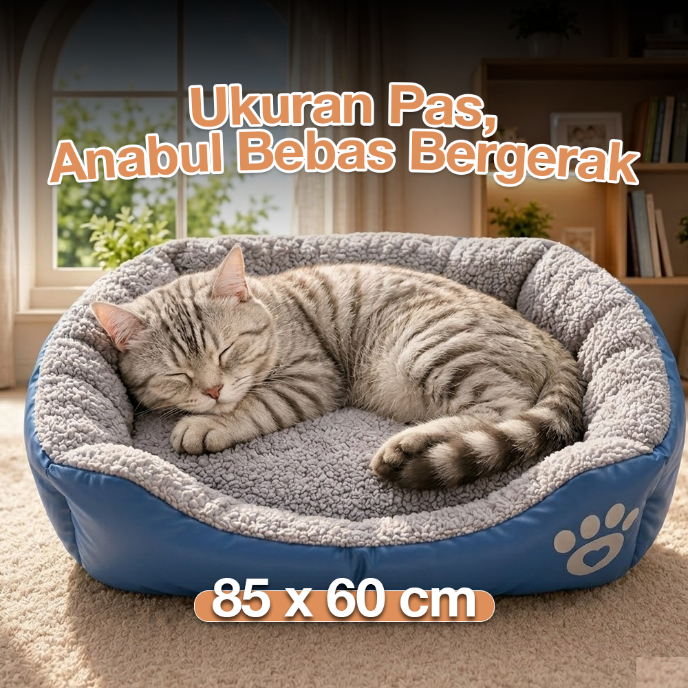 Naturelife Tempat Tidur Hewan Peliharaan Anjing Kucing Pet Dog Bed Size XL - NR884 Gambar produk Naturelife Tempat Tidur Hewan Peliharaan Anjing Kucing Pet Dog Bed Size XL - NR884 - 2