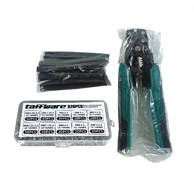 Taffware Terminal Wire Crimp Connector Kit 320 PCS with Plier - SC6-26 Gambar produk Taffware Terminal Wire Crimp Connector Kit 320 PCS with Plier - SC6-26 - 7
