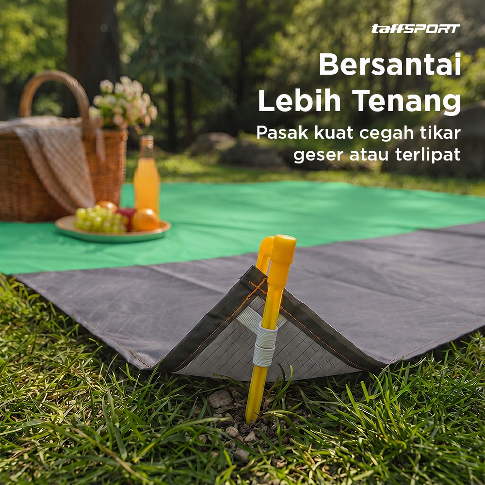 TaffSPORT Tikar Lipat Matras Camping Piknik Outdoor Waterproof Mat 2x2.1M - FS-008 Gambar produk TaffSPORT Tikar Lipat Matras Camping Piknik Outdoor Waterproof Mat 2x2.1M - FS-008 - 4