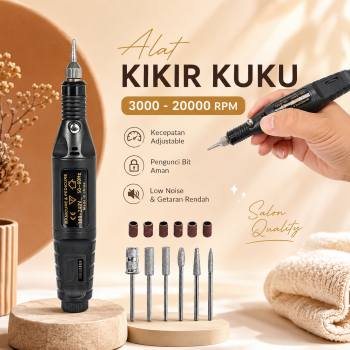 XINGWEIQIANG Alat Kikir Kuku Bor Mini Nail Polish Drill Machine USB - XI-166