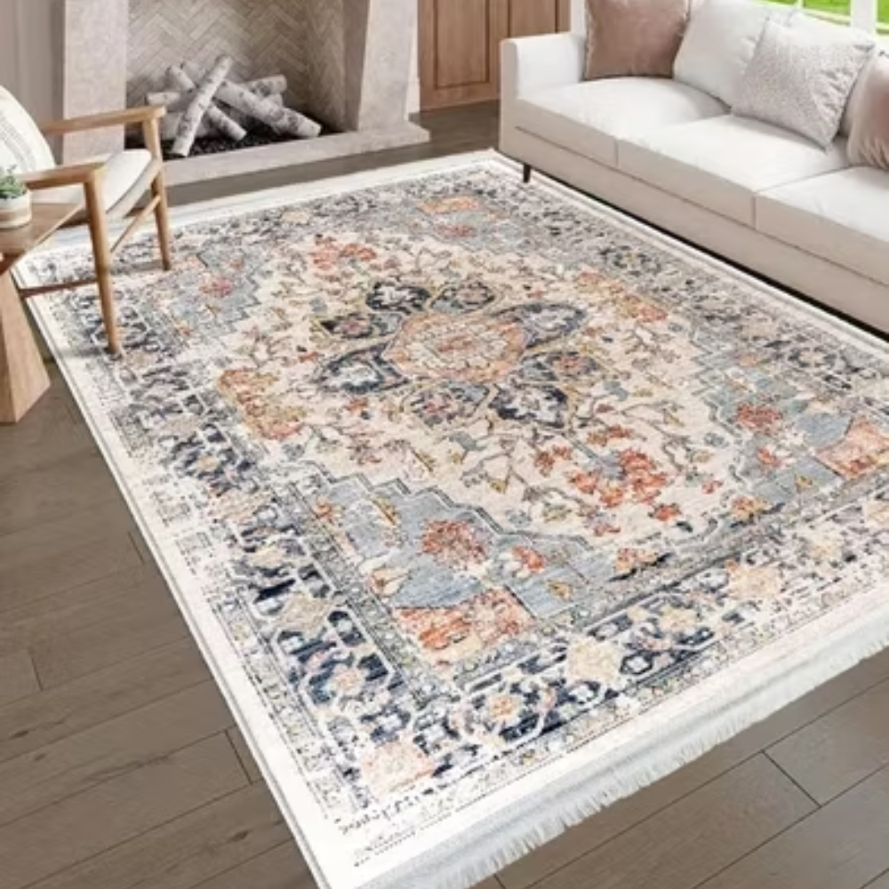 TaffHOME Karpet Lantai Permadani European Style Polyester 1.4x2M - BQ200 Gambar produk TaffHOME Karpet Lantai Permadani European Style Polyester 1.4x2M - BQ200 - 6
