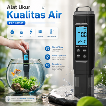PROLET Alat Ukur Kualitas Air Water Quality Pen Tester 5in1 - YG-9909