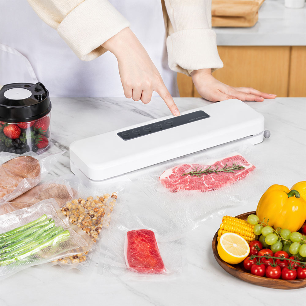 XinBao Alat Vakum Makanan Vacuum Sealer Packaging Machine 60kPa 110W - QH-56 Gambar produk XinBao Alat Vakum Makanan Vacuum Sealer Packaging Machine 60kPa 110W - QH-56 - 1