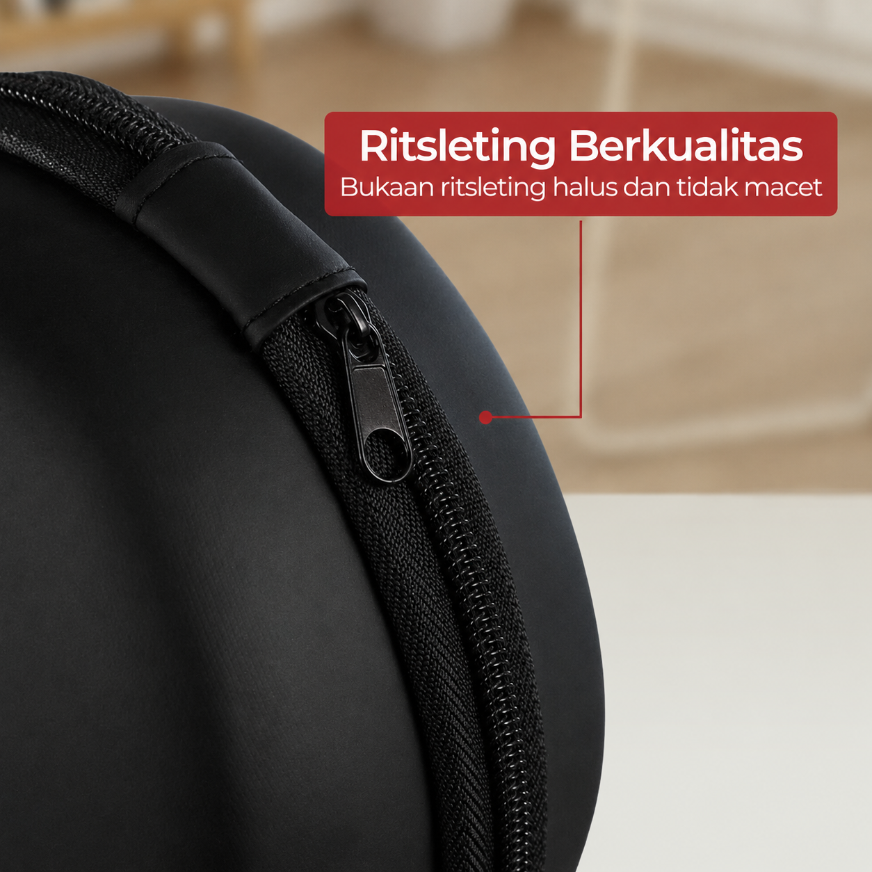 TaffSTUDIO Sarung Headphone EVA Universal Carrying Hard Case 19x14x8cm - RV77 Gambar produk TaffSTUDIO Sarung Headphone EVA Universal Carrying Hard Case 19x14x8cm - RV77 - 2