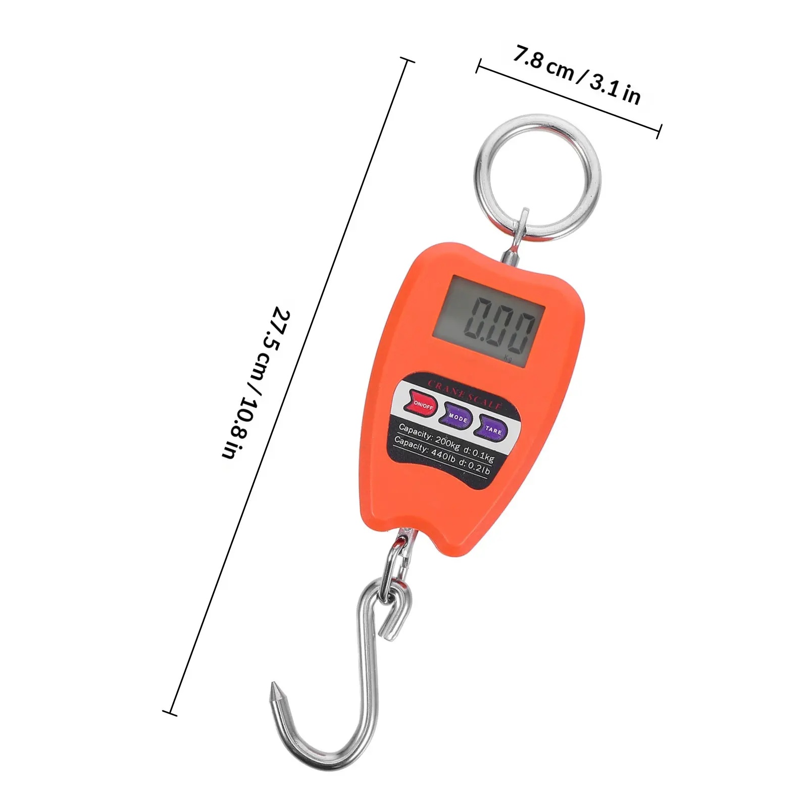 Willstar Timbangan Gantung Digital LCD Koper Tas Industri 200kg 0.05kg - WH-A20 Gambar produk Willstar Timbangan Gantung Digital LCD Koper Tas Industri 200kg 0.05kg - WH-A20 - Kemasan