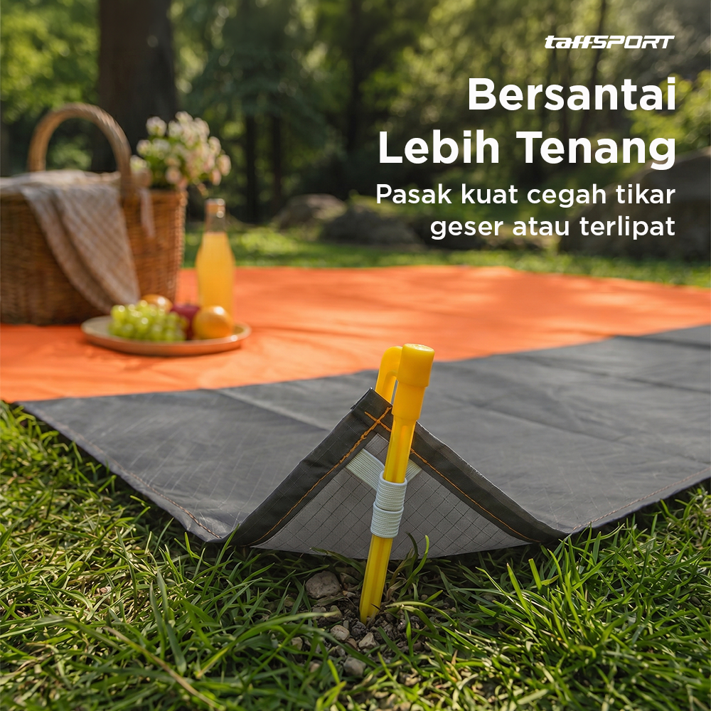 TaffSPORT Tikar Lipat Matras Camping Piknik Mat 2x2.1M - FS-008 Gambar produk TaffSPORT Tikar Lipat Matras Camping Piknik Mat 2x2.1M - FS-008 - 4