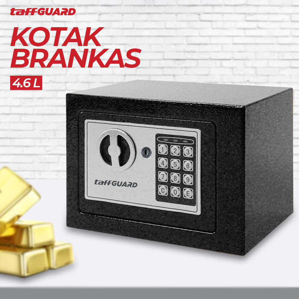 TaffGUARD Kotak Brankas Hotel Mini Password Safe Deposit Box 4.6L - EB30 Gambar produk TaffGUARD Kotak Brankas Hotel Mini Password Safe Deposit Box 4.6L - EB30 - Utama