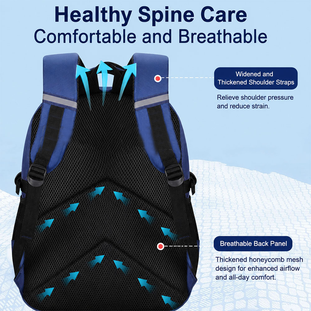 SM BABY Tas Ransel Sekolah Anak Astronot Breathable Waterproof Safety - LI-50 Gambar produk SM BABY Tas Ransel Sekolah Anak Astronot Breathable Waterproof Safety - LI-50 - 4
