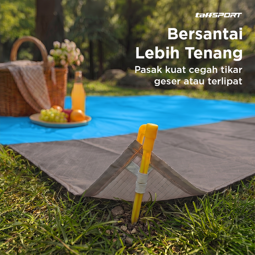 TaffSPORT Tikar Lipat Matras Camping Piknik Waterproof Mat 140x200cm - FS-008 Gambar produk TaffSPORT Tikar Lipat Matras Camping Piknik Waterproof Mat 140x200cm - FS-008 - 4