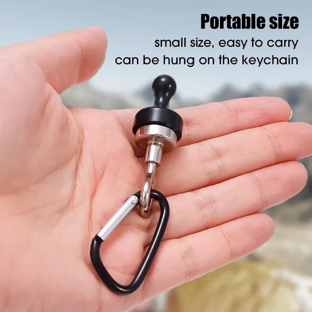 ECOSHIRE Gantungan Magnet Tenda Magnetic Carabiner Hook Medium Size - C25 Gambar produk ECOSHIRE Gantungan Magnet Tenda Magnetic Carabiner Hook Medium Size - C25 - 4