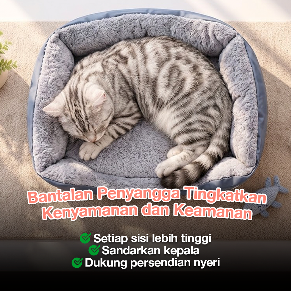 Gambar produk Kasur Tempat Tidur Anjing Kucing Soft Warm Dog Cat Bed Size S - 3