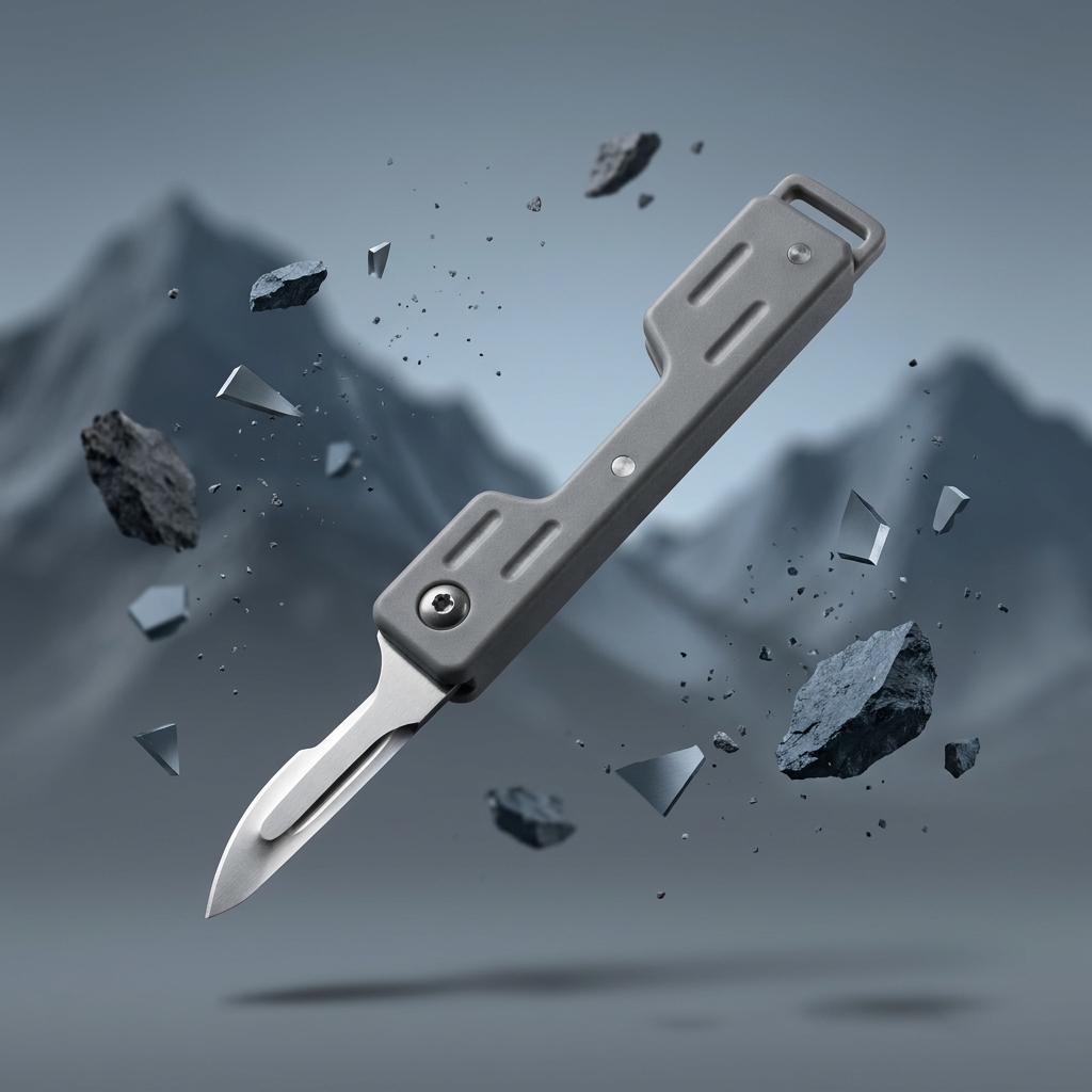 Slyz Pisau Lipat Portable Folding Tool Keychain Outdoor Survival Knife - Slyz53 Gambar produk Slyz Pisau Lipat Portable Folding Tool Keychain Outdoor Survival Knife - Slyz53 - 1