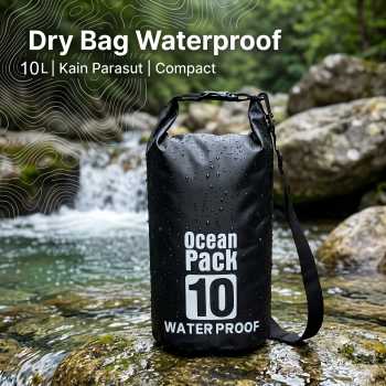 Dezlon Ocean Pack Dry Bag Waterproof Crossbody Tas Tahan Air Parasut - INU142