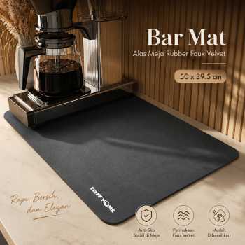 TaffHOME Bar Mat Splash Proof Non Slip Alas Meja Tatakan Gelas - CD0061