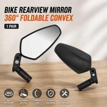 ROC Kaca Spion Sepeda Bike Rearview Mirror 360 Foldable Convex 1 Pair - FK-21