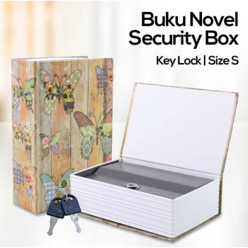 Gambar produk TaffGUARD Kotak Buku Novel Hidden Security Box Key Lock Size S - KB-20L