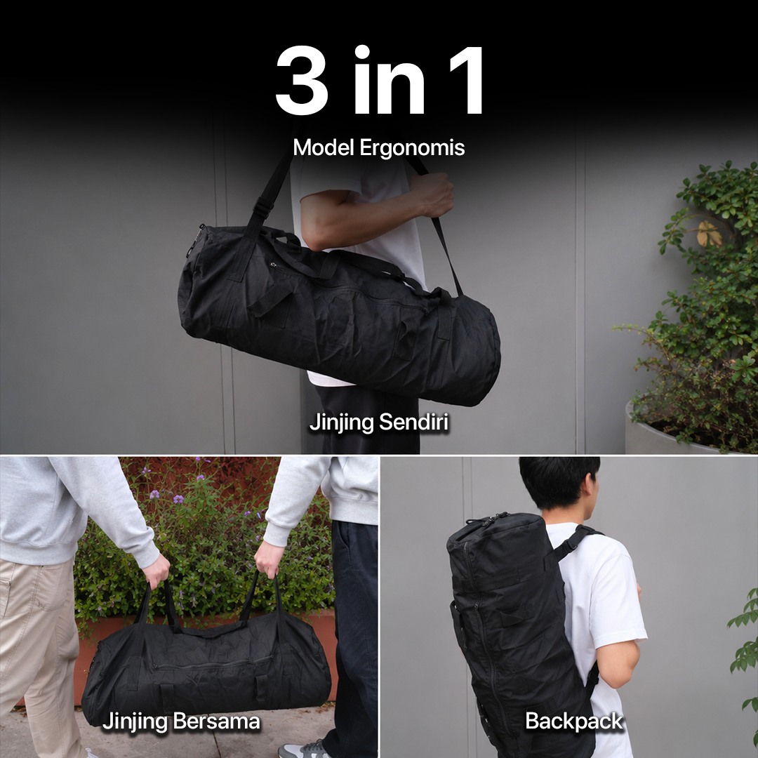 MOONBIFFY Tas Camping Tenda Outdoor Waterproof Equipment Travel Bag - MB-93 Gambar produk MOONBIFFY Tas Camping Tenda Outdoor Waterproof Equipment Travel Bag - MB-93 - 4