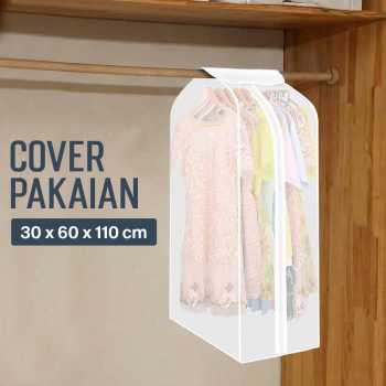 Gambar produk YIXIN Cover Anti Debu Pakaian Dustproof Organizer 60x30x110cm - PEVA