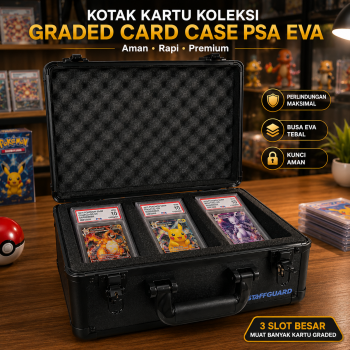 TaffGUARD Kotak Kartu Koleksi Pokemon Graded Card Case PSA EVA - MR-345