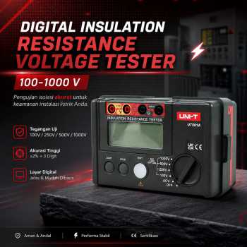 UNI-T Digital Insulation Resistance Voltage Tester 100-1000 V - UT501A