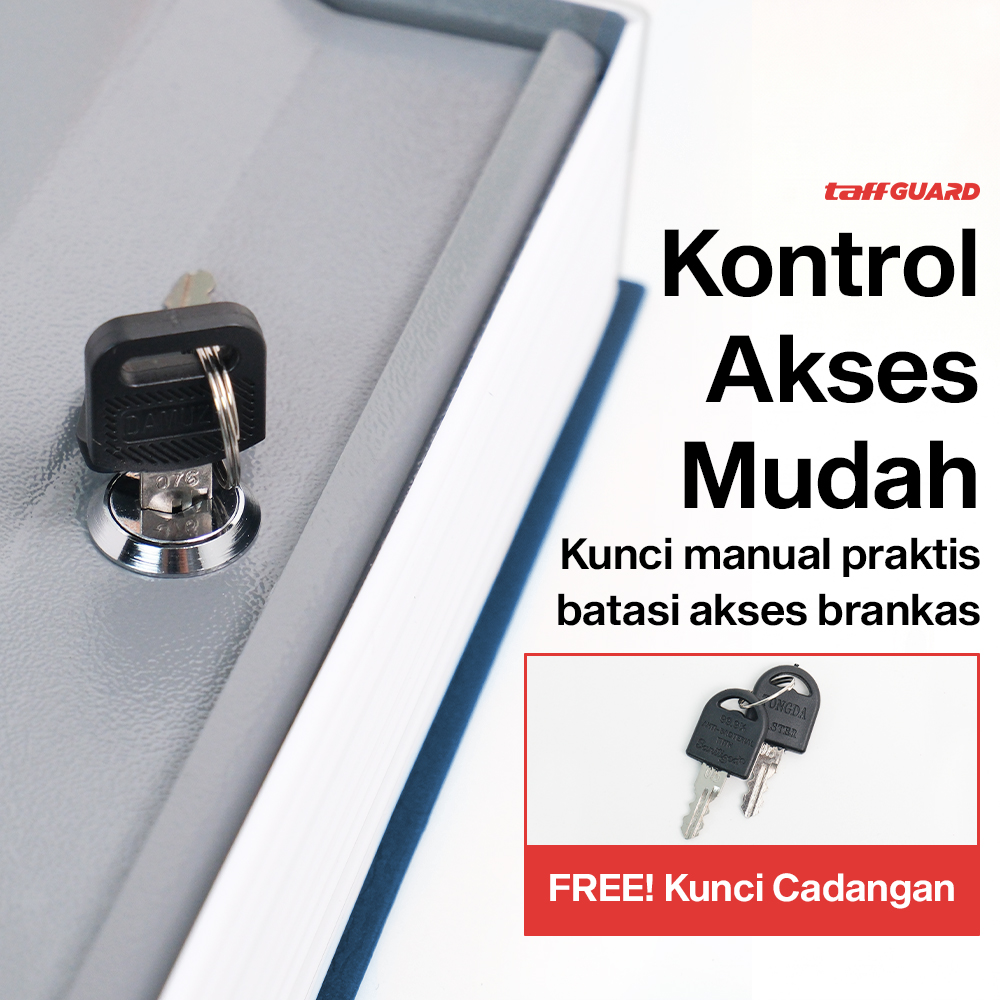 TaffGUARD Brankas Buku Kamus Kunci Manual Anti Maling Hidden Safe Box Sedang - KB-10L Gambar produk TaffGUARD Brankas Buku Kamus Kunci Manual Anti Maling Hidden Safe Box Sedang - KB-10L - 3