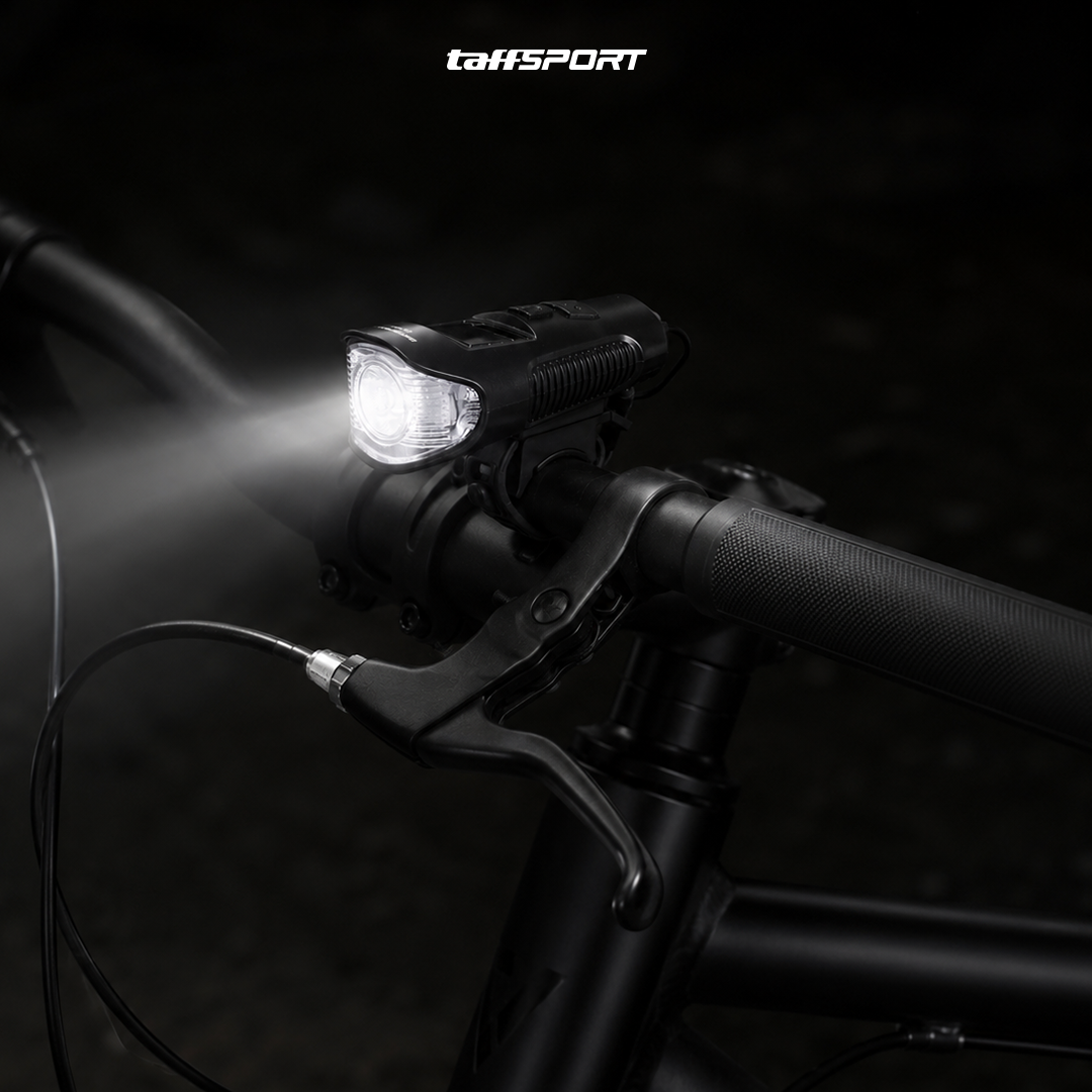 TaffSPORT Lampu Depan Sepeda LED Klakson Speedometer 1000 Lumens - XA-585 Gambar produk TaffSPORT Lampu Depan Sepeda LED Klakson Speedometer 1000 Lumens - XA-585 - 7