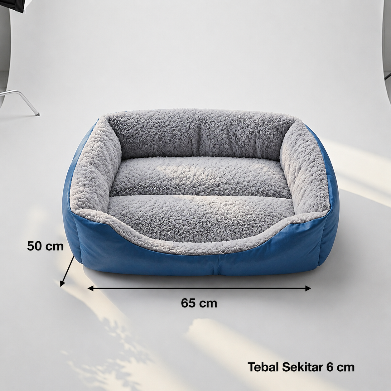 Naturelife Tempat Tidur Hewan Peliharaan Anjing Kucing Pet Dog Bed Size L - NR884 Gambar produk Naturelife Tempat Tidur Hewan Peliharaan Anjing Kucing Pet Dog Bed Size L - NR884 - 8