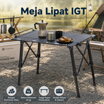 Gambar produk Foretan Meja Lipat IGT Camping Foldable Portable Table Aluminium Alloy - TY-IGT1