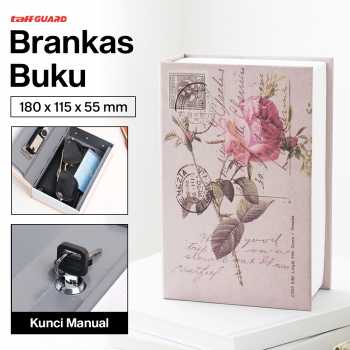 TaffGUARD Kotak Buku Novel Hidden Security Box Book Key Lock Size S - KB-20L