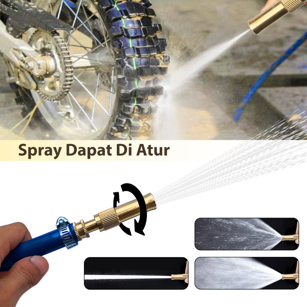 BLUESKY Water Mist Sprinkler Irigasi Penyiram Nozzle Brass 13mm 1 PCS - 10434 Gambar produk BLUESKY Water Mist Sprinkler Irigasi Penyiram Nozzle Brass 13mm 1 PCS - 10434 - 4