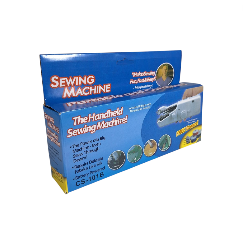 EnName Mesin Jahit Mini Handy Stitch Portable Handheld Sewing Machine - CS-101B Gambar produk EnName Mesin Jahit Mini Handy Stitch Portable Handheld Sewing Machine - CS-101B - Kemasan