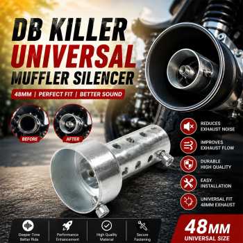 TOTMO Db Killer Universal Muffler Silencer Peredam Knalpot Motor - ES01010