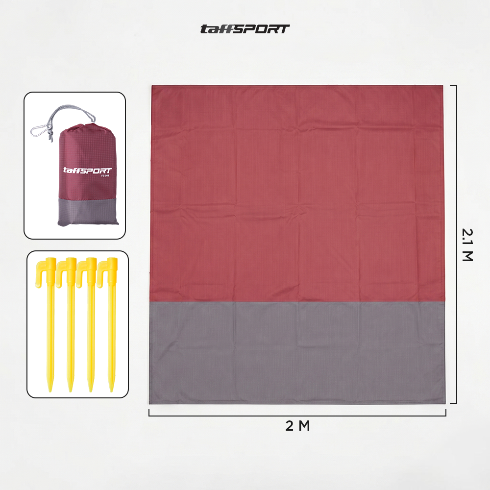 TaffSPORT Tikar Lipat Matras Camping Piknik Outdoor Waterproof Mat 2x2.1M - FS-008 Gambar produk TaffSPORT Tikar Lipat Matras Camping Piknik Outdoor Waterproof Mat 2x2.1M - FS-008 - 8