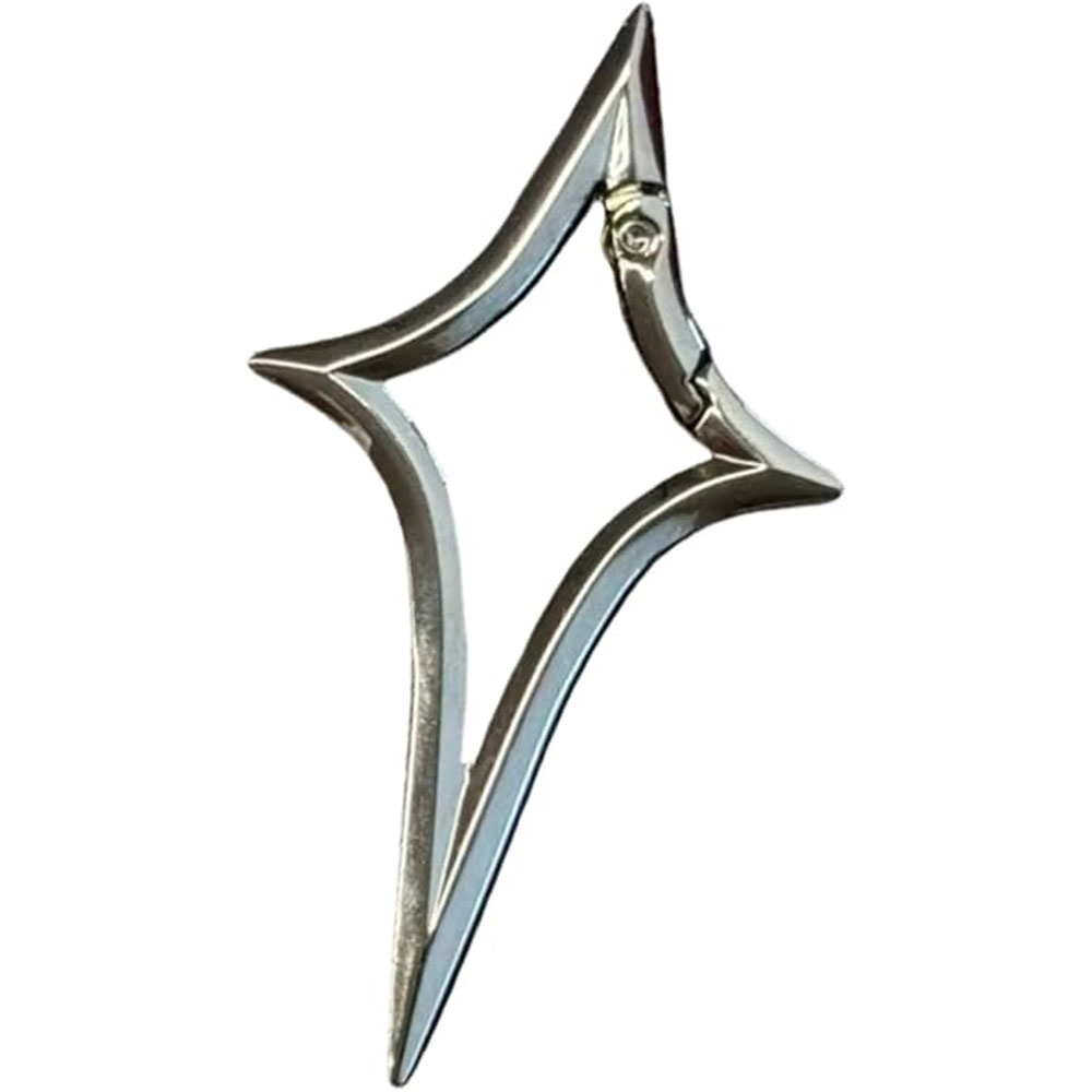 HZLI Carbiner Keychain Gantungan Kunci Y2K Skena Cross Star Zink Alloy - GB6740 Gambar produk HZLI Carbiner Keychain Gantungan Kunci Y2K Skena Cross Star Zink Alloy - GB6740 - Kemasan