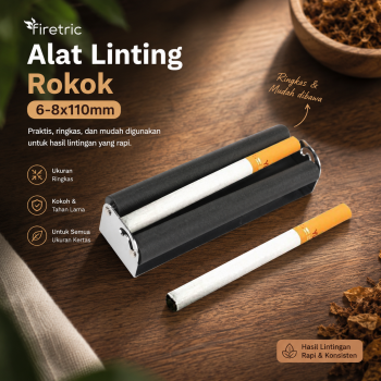 Gambar produk HONEYPUFF Alat Linting Rokok Manual Tobacco Roller 6-8x110mm - QQ001