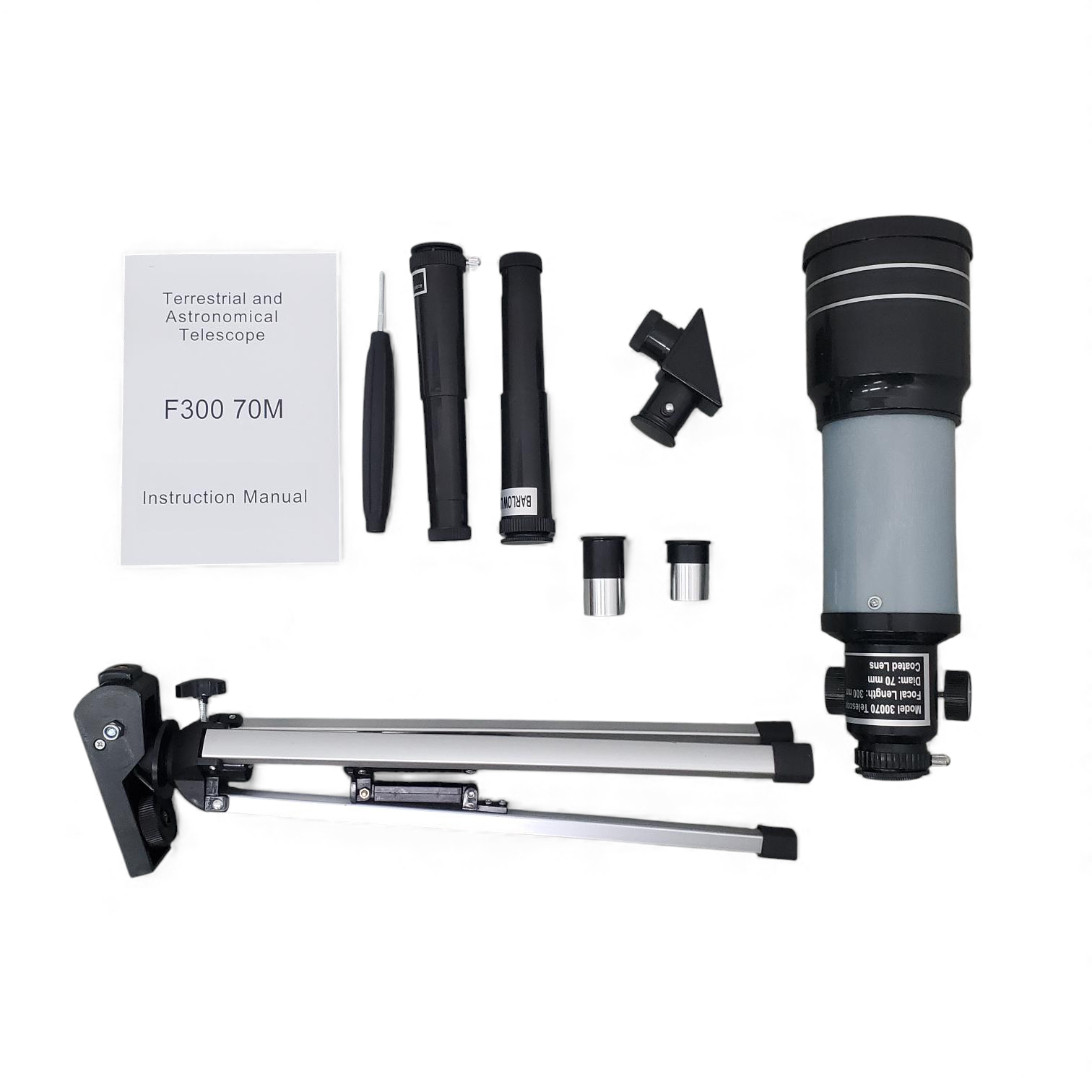 FocStar Teropong Bintang Monocular Astronomical Telescope 300/70mm - F30070M Gambar produk FocStar Teropong Bintang Monocular Astronomical Telescope 300/70mm - F30070M - 6