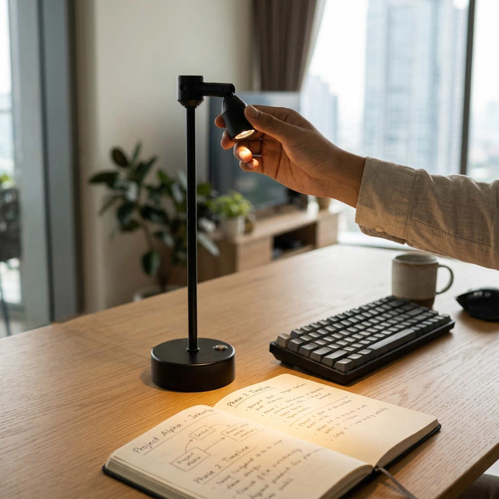 TaffLED Lampu Meja Hias Touch Lamp Restaurant Bar Warm White 1200mAh - TW65 Gambar produk TaffLED Lampu Meja Hias Touch Lamp Restaurant Bar Warm White 1200mAh - TW65 - 5