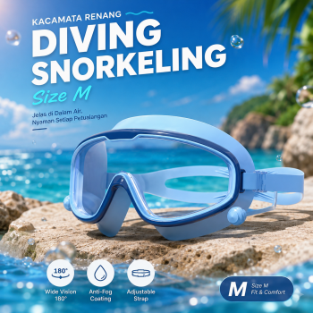 JOUYOU Kacamata Renang Diving Snorkeling Anti Fog UV Protection - JY192