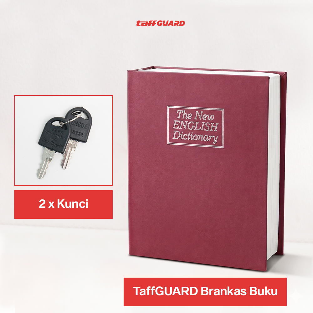 TaffGUARD Brankas Buku Kamus Kunci Manual Anti Maling Hidden Safe Box Besar - KB-10L Gambar produk TaffGUARD Brankas Buku Kamus Kunci Manual Anti Maling Hidden Safe Box Besar - KB-10L - 8
