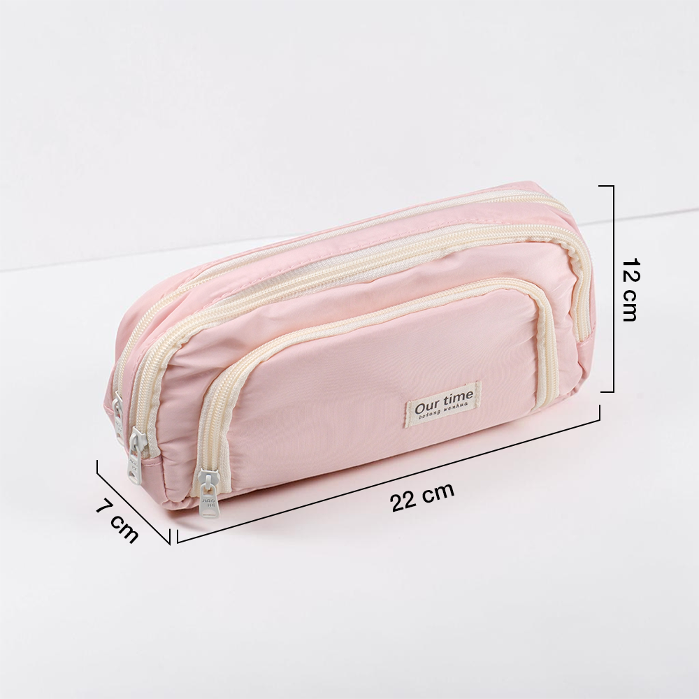 Botang Wenhua Tempat Pensil Multi Layer Case Compact Pouch Stationary - MG-1354 Gambar produk Botang Wenhua Tempat Pensil Multi Layer Case Compact Pouch Stationary - MG-1354 - 8