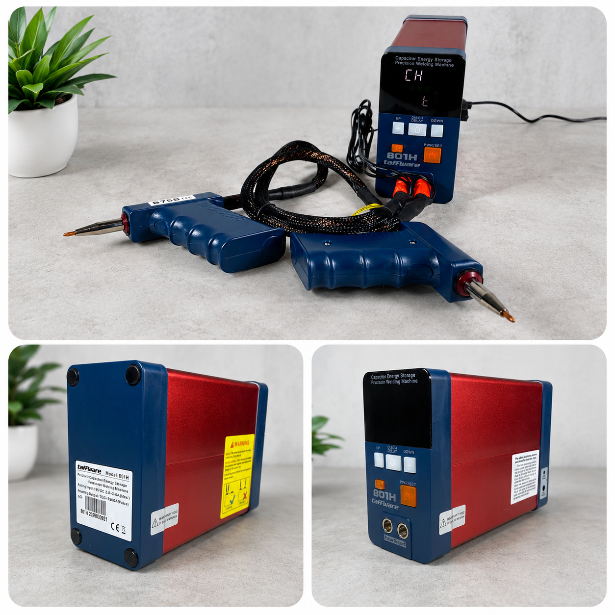 Taffware Mesin Las Pulse Spot Welding Machine 19.8KW 240V - 801H Gambar produk Taffware Mesin Las Pulse Spot Welding Machine 19.8KW 240V - 801H - 1