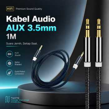 HiFi Kabel Audio Beats AUX Gold Plated 3.5mm to 3.5mm 1M