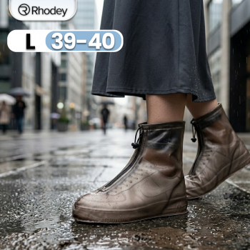 Rhodey Cover Pelindung Sepatu Anti Air Shoes Cover PVC with Zipper - F-203
