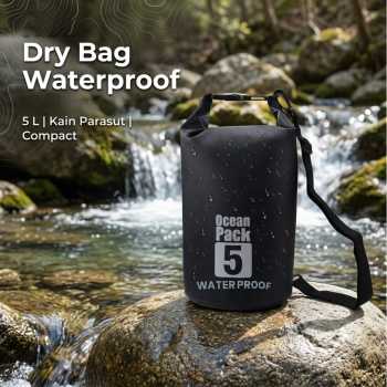 Dezlon Ocean Pack Dry Bag Waterproof Crossbody Tas Tahan Air Parasut - INU142