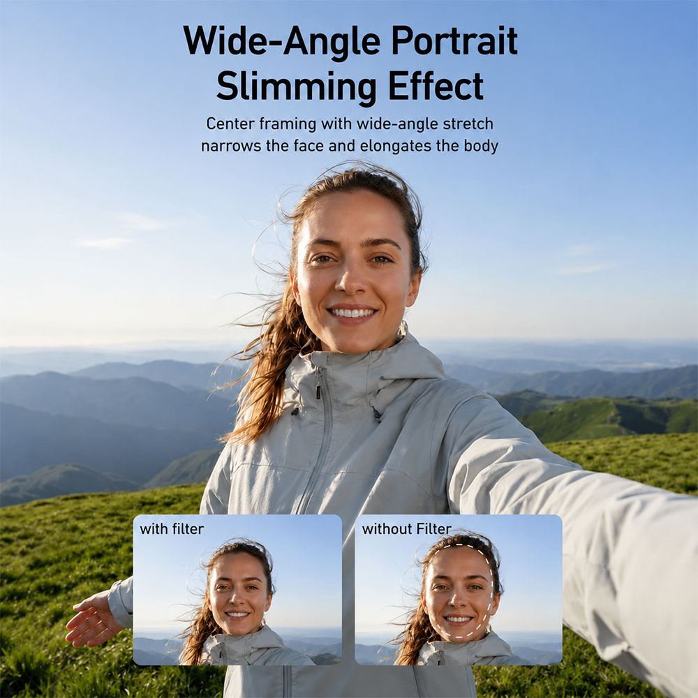 TELESIN Lensa Wide Angle Optical Glass for DJI Osmo Pocket 4/3 - S5-FLT-48-TDJ Gambar produk TELESIN Lensa Wide Angle Optical Glass for DJI Osmo Pocket 4/3 - S5-FLT-48-TDJ - 3