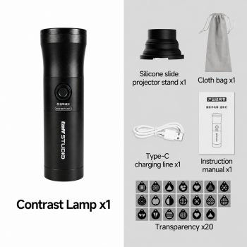Gambar produk TaffSTUDIO Senter Lampu Studio Fotografi 4in1 Color 20 Filter 7500mAh - H052 - 8
