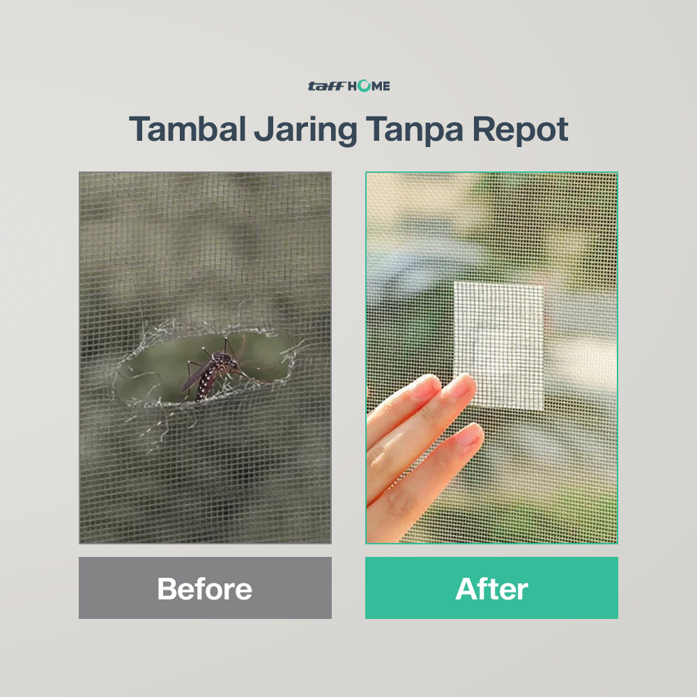TaffHOME Lakban Kawat Nyamuk Tambalan Jendela Window Repair Tape 2M 50mm - TP512 Gambar produk TaffHOME Lakban Kawat Nyamuk Tambalan Jendela Window Repair Tape 2M 50mm - TP512 - 1